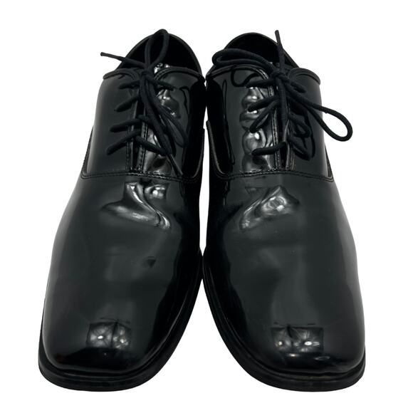 Special Occasions 98003 Black Upper Plain Toe Oxford Mens 11.5 Dress Shoes - Picture 1 of 8